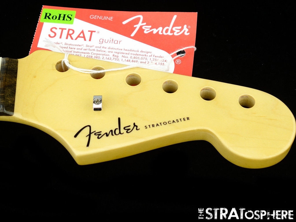 Fender ELITE Stratocaster Strat Neck USA Compound Radius Ebony Fingerboard