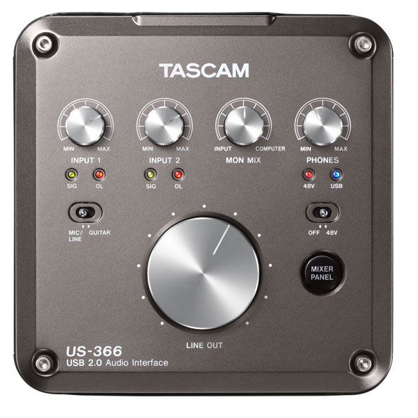 TASCAM US-366 4X6 or 6X4 USB Audio Interface