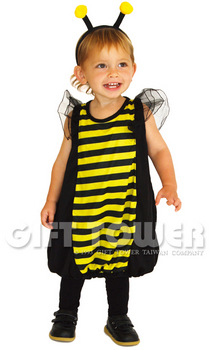 ชุดผึ้งน้อย เป็นชุดแฟนซีสัตว์สำหรับเด็กเล็ก สำหรับการแสดง Naughty Bee ใช้ได้ทั้งเด็กชายหญิง ขนาด S, M
