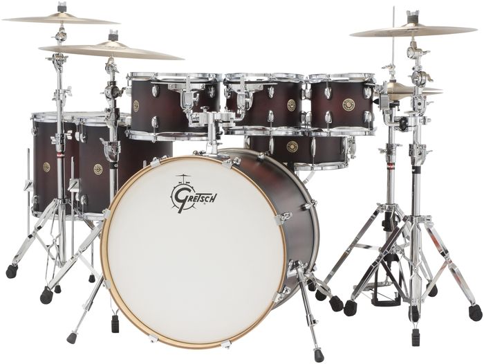 Gretsch Drums Catalina Maple 6-Piece Shell Pack with Free 8" Tom Aqua Sparkle