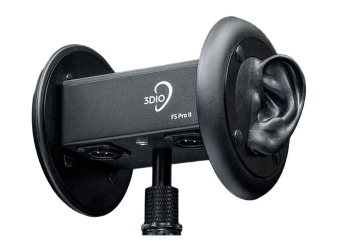 配信機器・PA機器・レコーディング機器 3dio FS Binaural Microphone 3Dio_ProII_Front_Below_Left_Bl