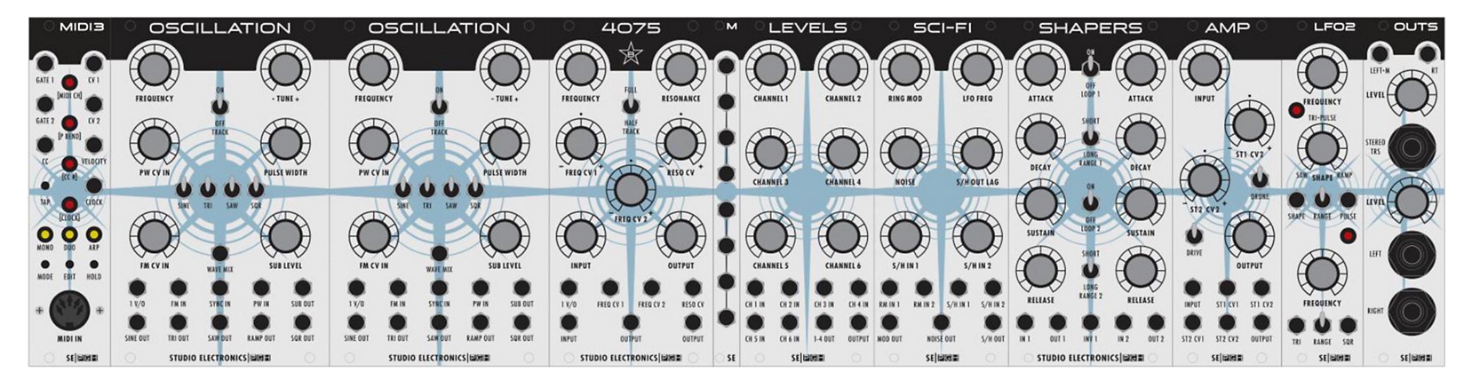 Studio Electronics Boomstar Modular Seito Rising