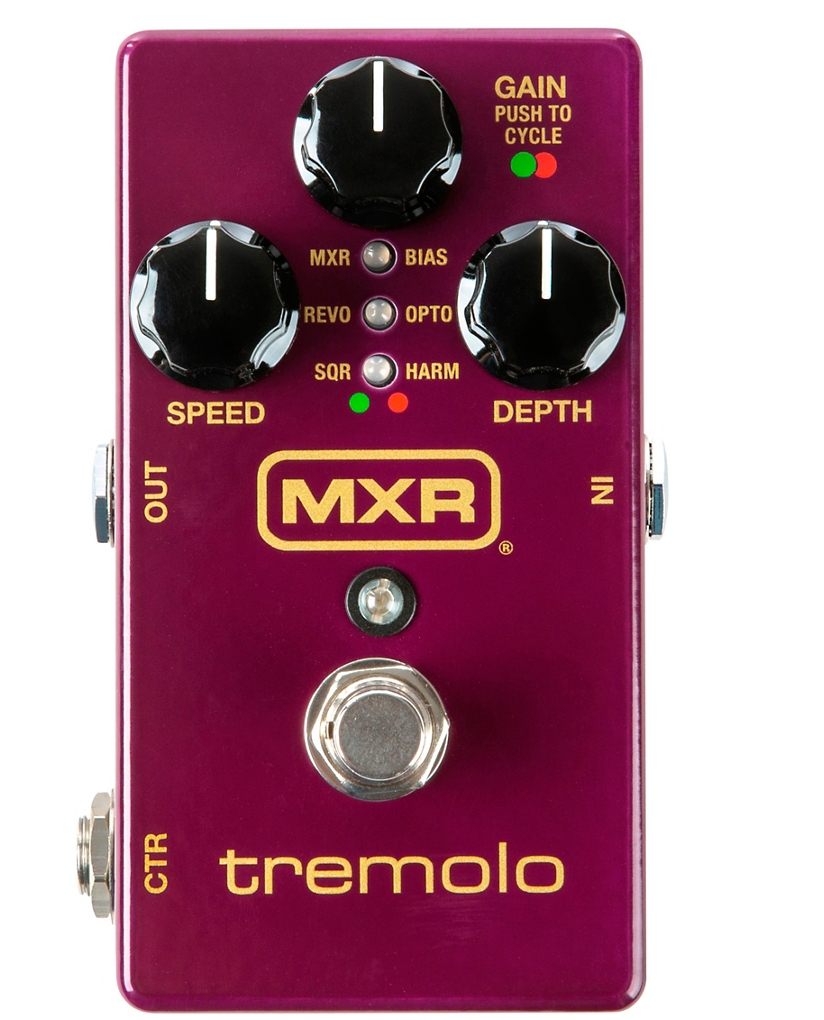 MXR Tremolo Effects Pedal Purple