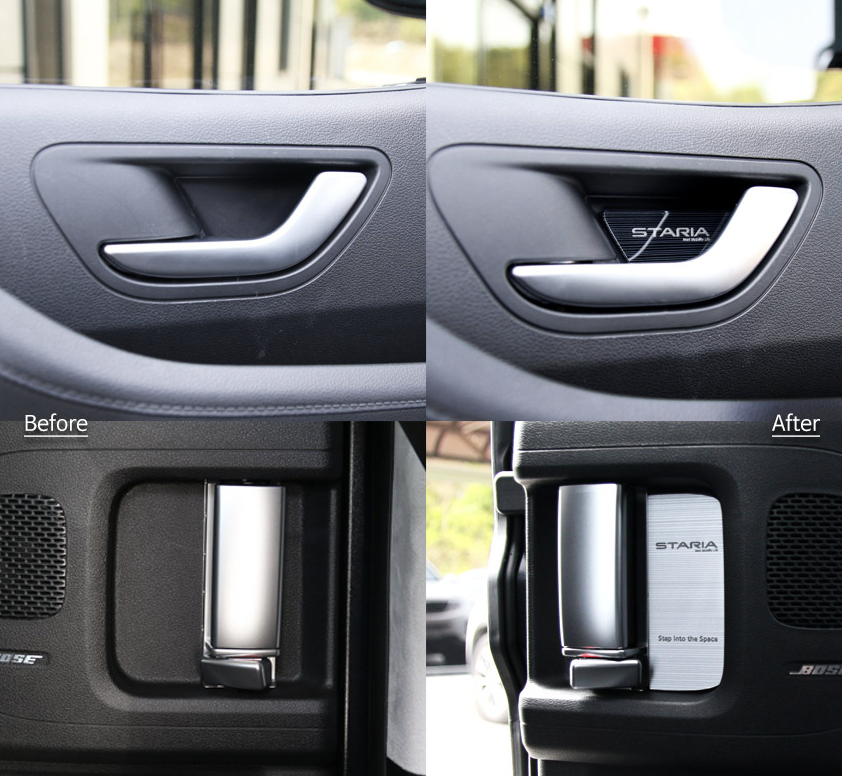 รองมือจับประตู 4 ชิ้น Hyundai STARIA