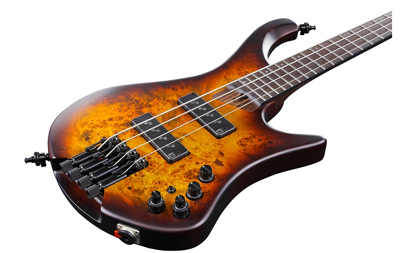 Ibanez EHB1500 4-String Ergonomic Headless Bass Flat Dragon Eye Burst