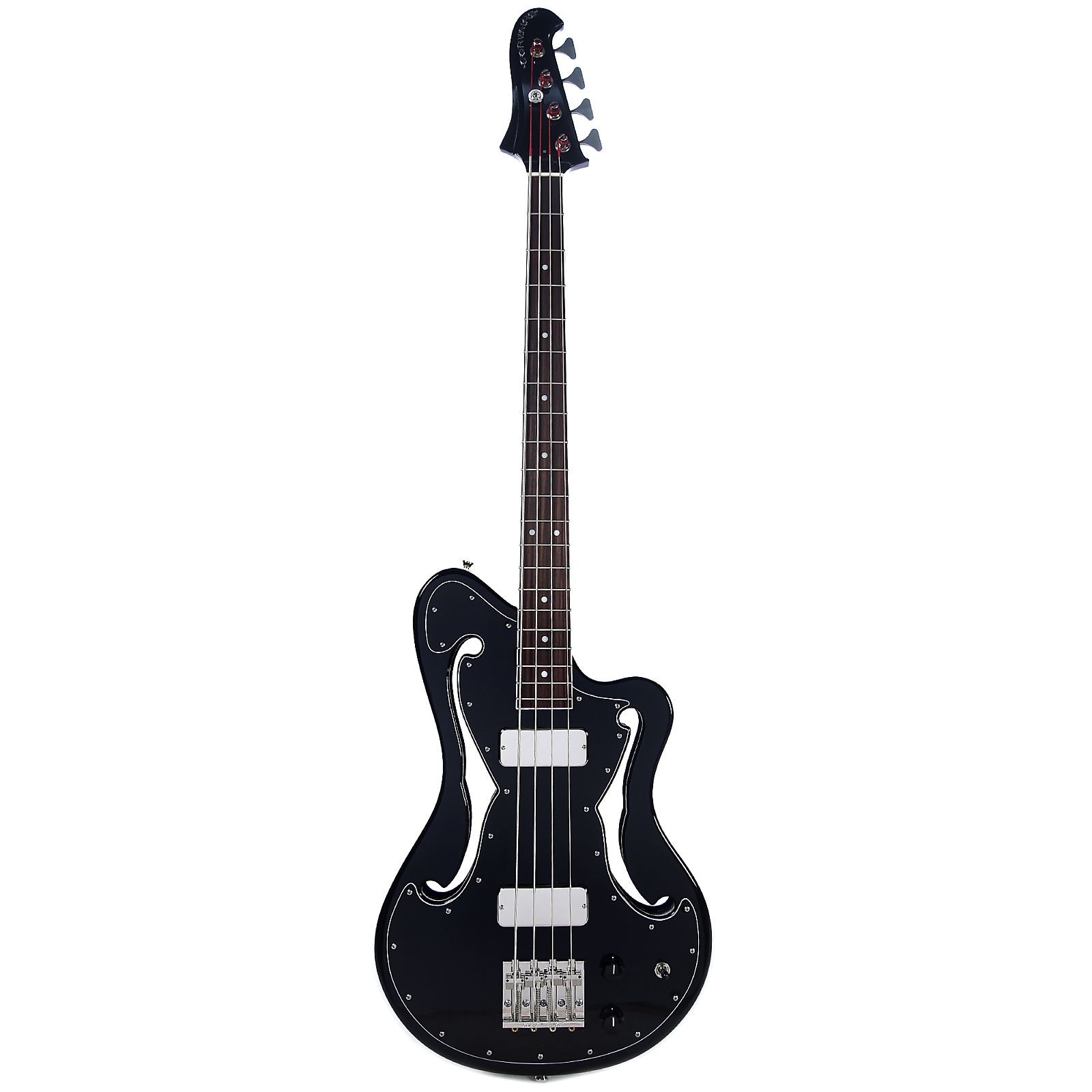 BilT Corvaire Bass Black w/3-Ply Black Pickguard