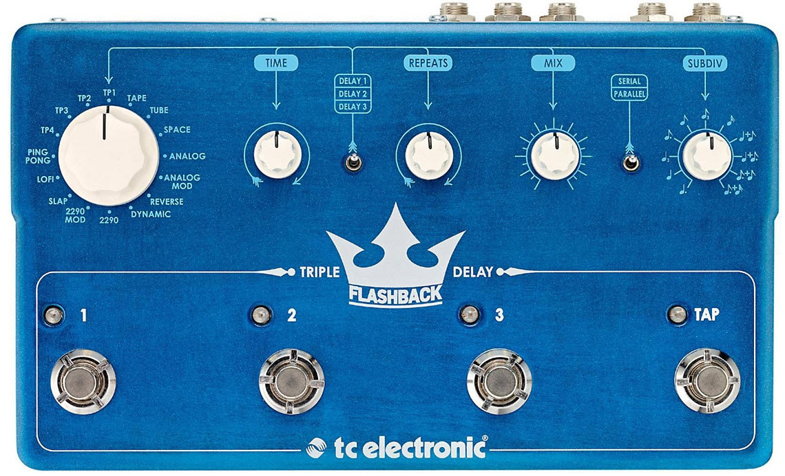 TC Electronic Flashback Triple Delay Guitar Effects Pedal