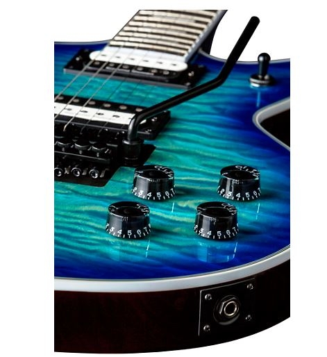 Dean Cadi Select Quilt Top Floyd Electric Guitar Ocean Burst