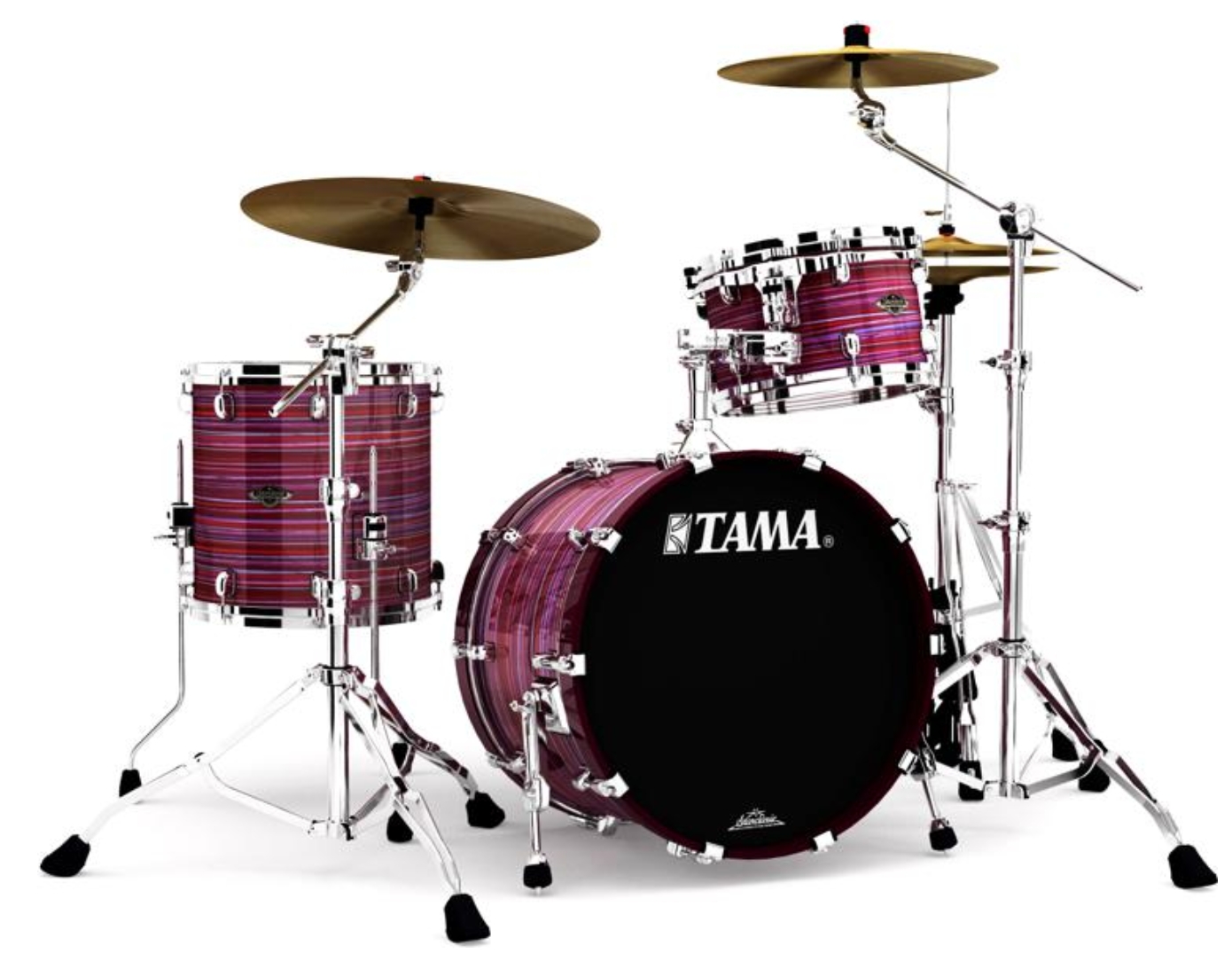 T ama Starclassic Walnut/Birch WBR30RS 3-piece Shell Pack