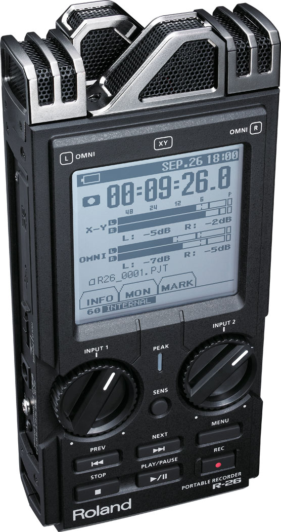Roland R-26 6-Channel Digital Field Audio Recorder