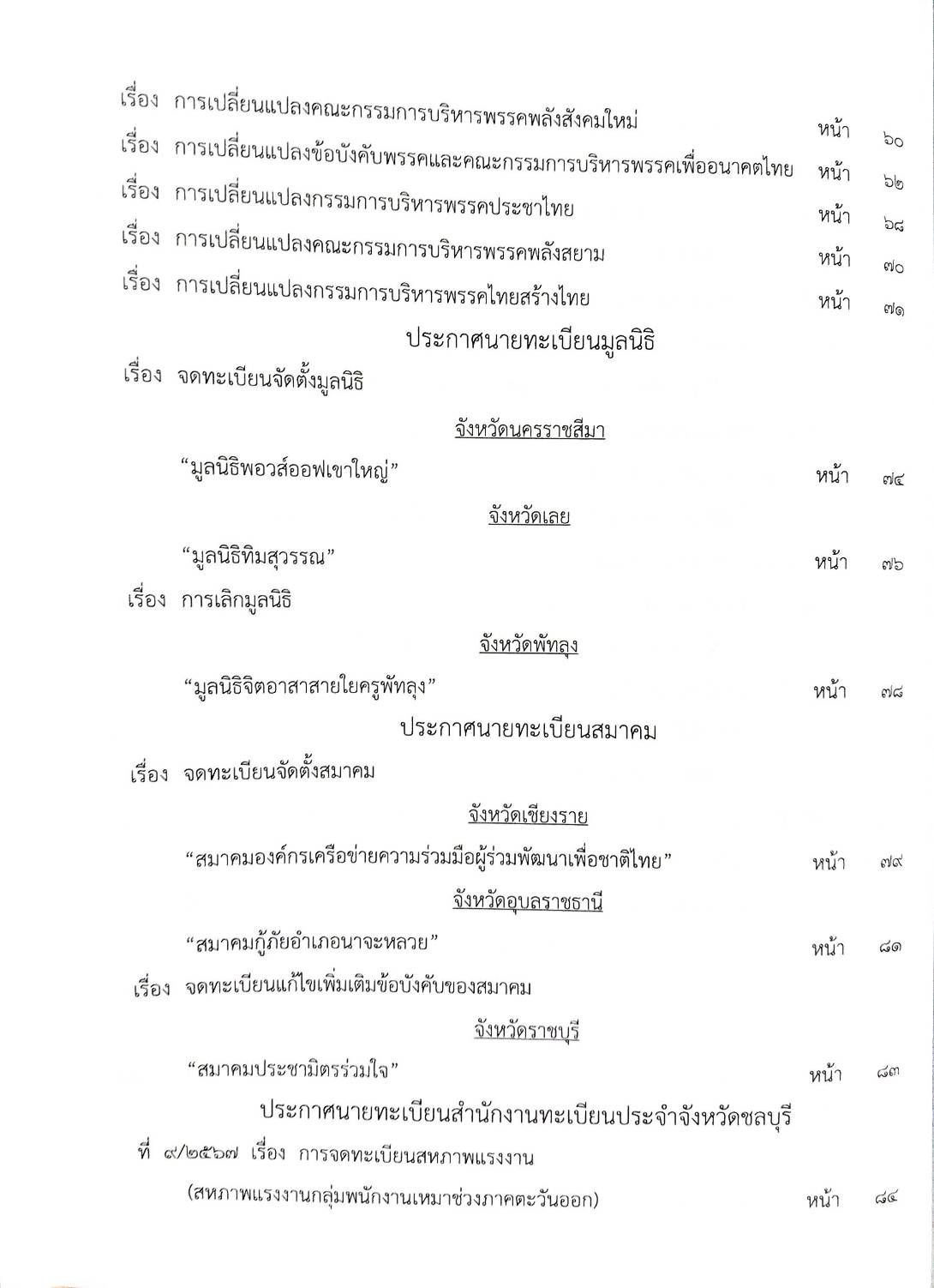 กฎหมายใหม่ ตอนที่ 142/59 รวมประกาศ ฯ