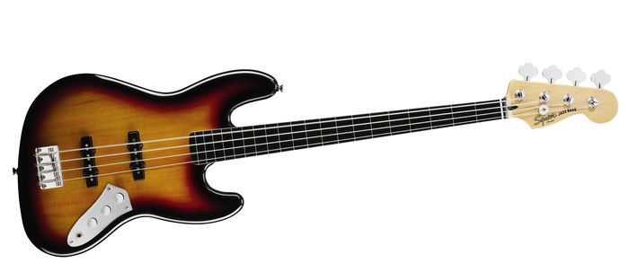 Squier Vintage Modified Fretless Jazz Bass 3-Tone Sunburst