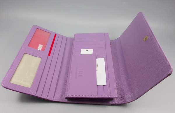 กระเป๋าสตางค์ ELLE ม่วงมะปราง ใหม่ แท้