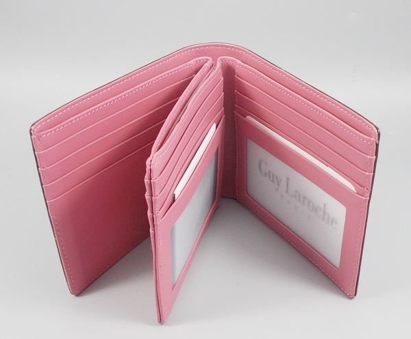 กระเป๋าสตางค์ Guy Laroche ดำ-ชมพู ใหม่ แท้