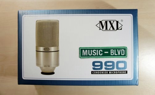 MXL 990 Condenser Microphone with Shockmount