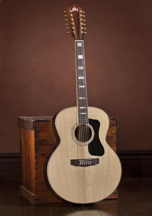 Guild GAD Series F-1512 12-String Jumbo Acoustic Guitar Natural