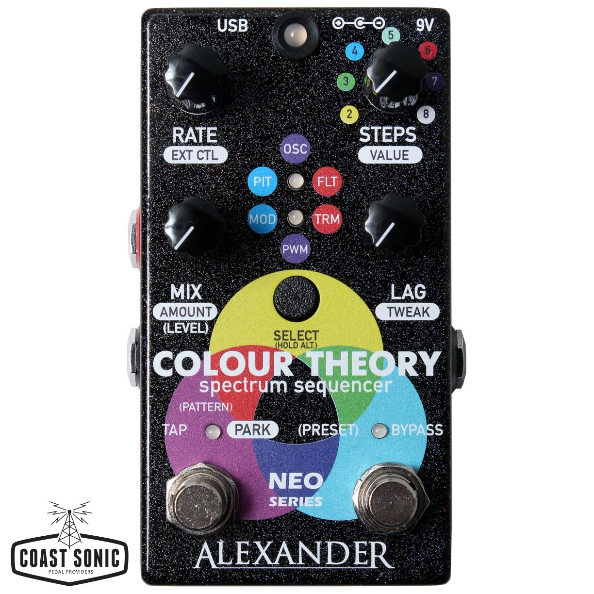 Alexander Pedals Colour Theory Spectrum Sequencer