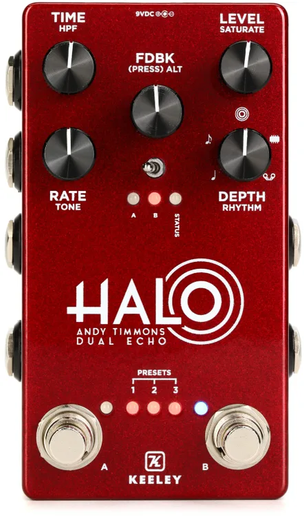 Keeley Halo Andy Timmons Dual Echo Pedal