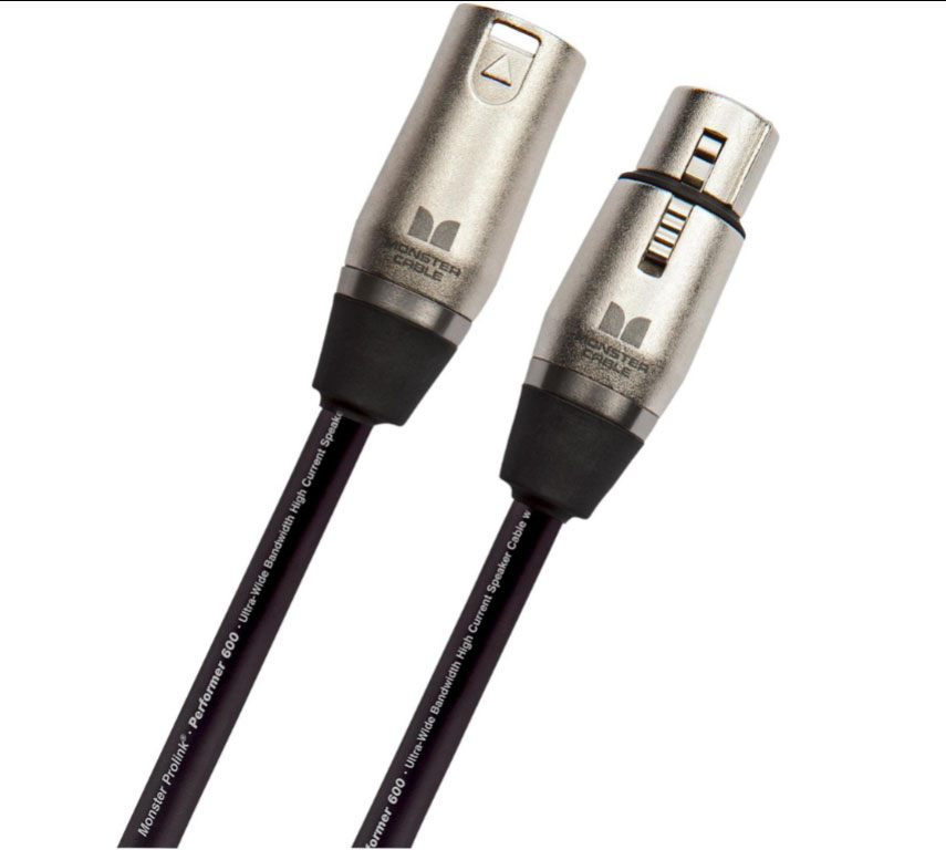 Monster Cable Performer 600 XLR Microphone Cable