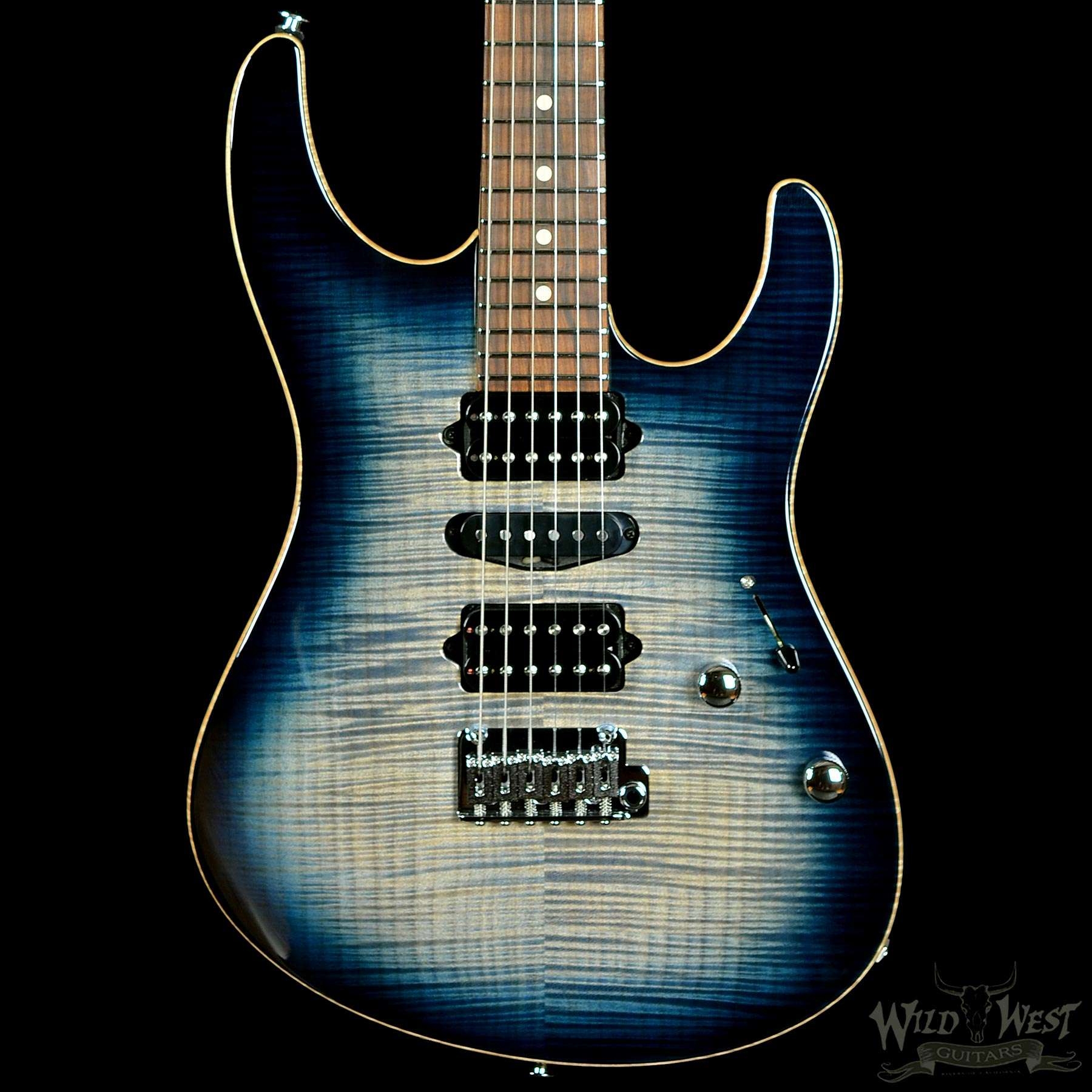 Suhr Modern Pro Faded Whale Blue Burst w/Satin Maple Neck
