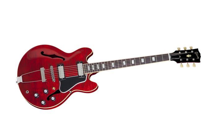 Gibson ES-390 Figured Electric Guitar Faded Red