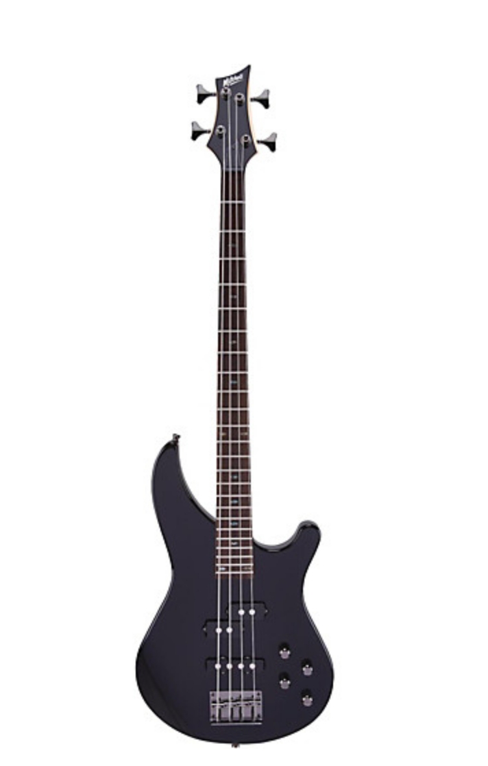 Mitchell MB200 Modern Rock Bass with Active EQ Gun Metal Gray,Blood Red,Black