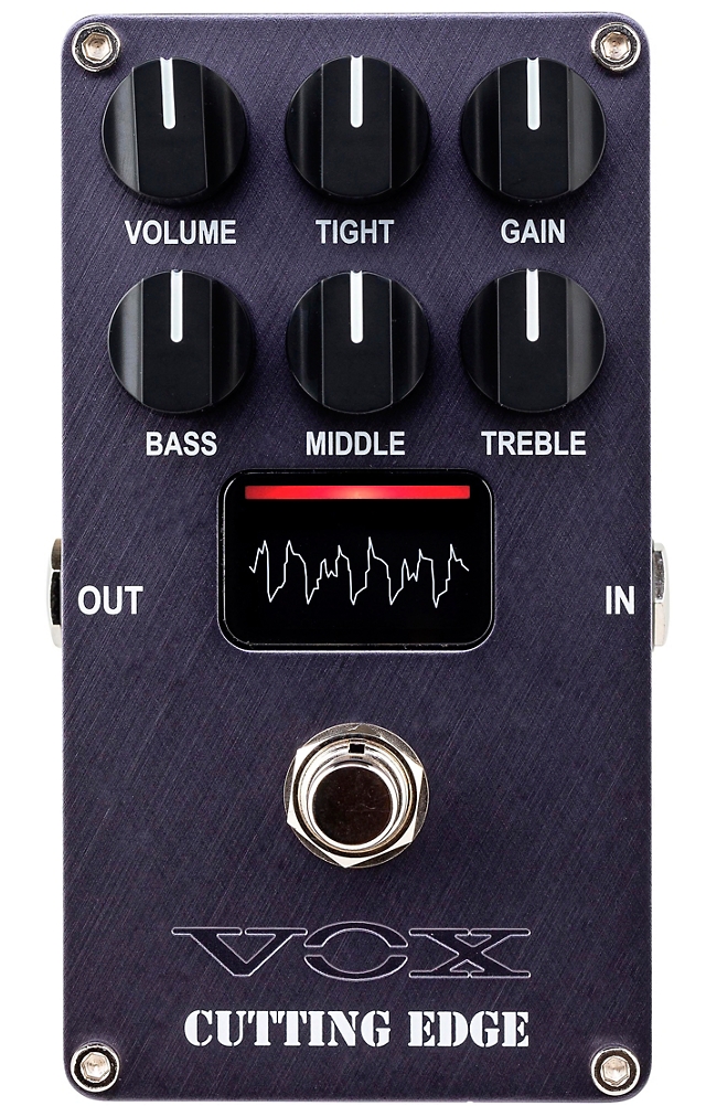 Vox Cutting Edge - Valve Distortion Pedal Black