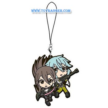 Kirito & Sinon Rubber Strap ชุดงานจับฉลาก Sword Art Online STAGE2 (แท้)