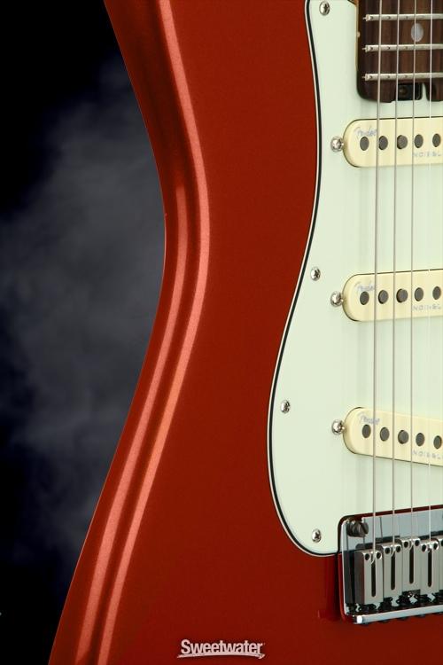 Fender American Elite Stratocaster, Rosewood - Autumn Blaze Metallic
