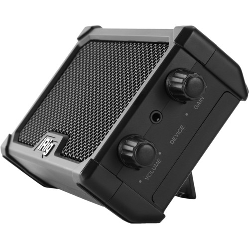 IK Multimedia iRig Nano Amp - Battery-Powered Micro Amplifier & Interface for Mobile Devices - Black