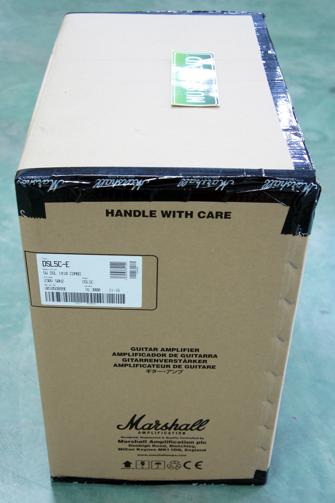 Marshall DSL5C 5W 1x10 Tube Guitar Combo w/ Celestion Ten-30 Black