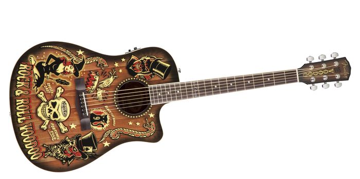 Fender T-Bucket 300-CE Limited Edition Vince Ray Voodoo Acoustic-Electric Guitar Natural