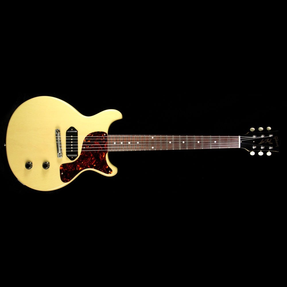 Gibson Custom Shop 1958 Les Paul Junior Doublecut Reissue Electric Guitar - TV Yellow