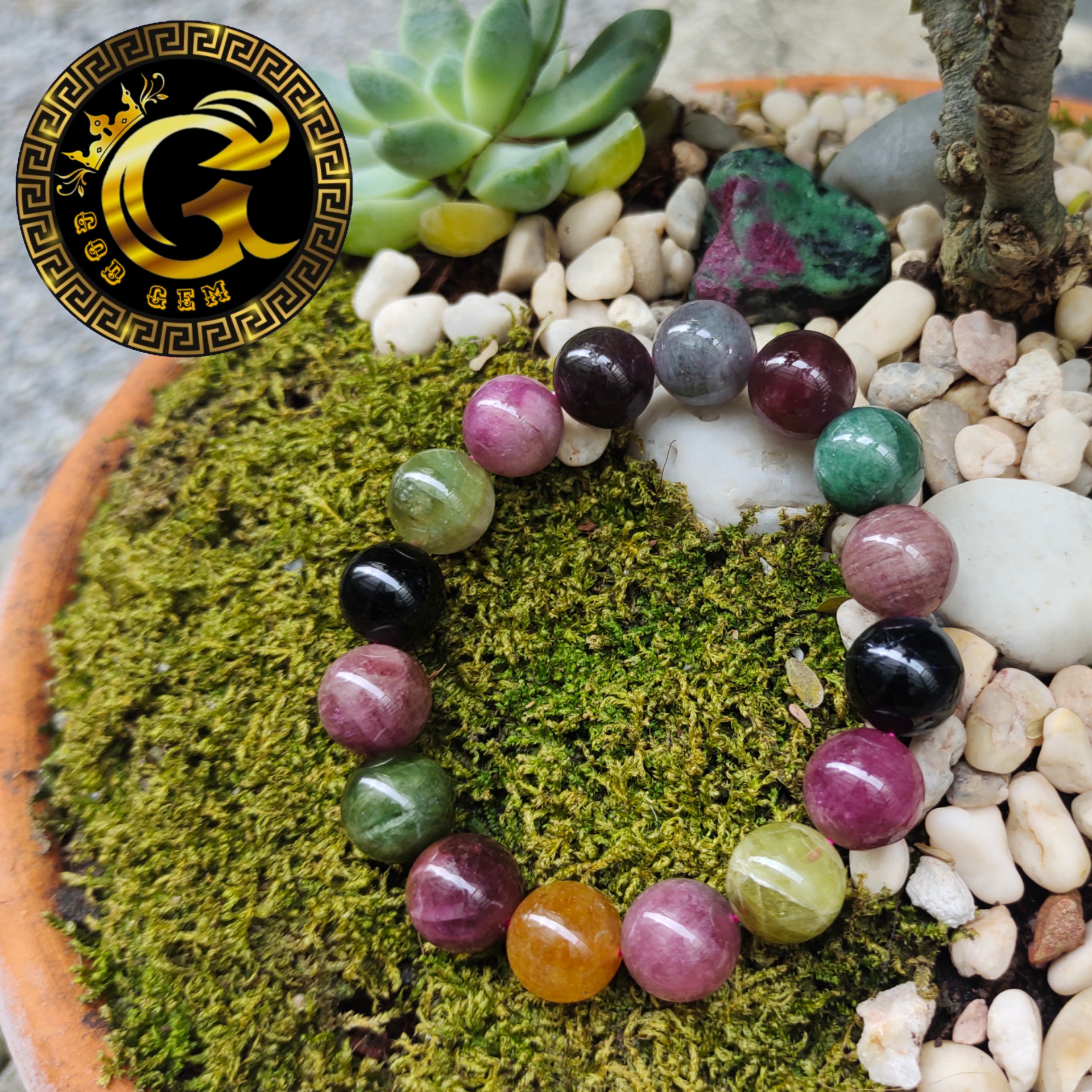 ข้อมือหิน ทัวร์มาลีน