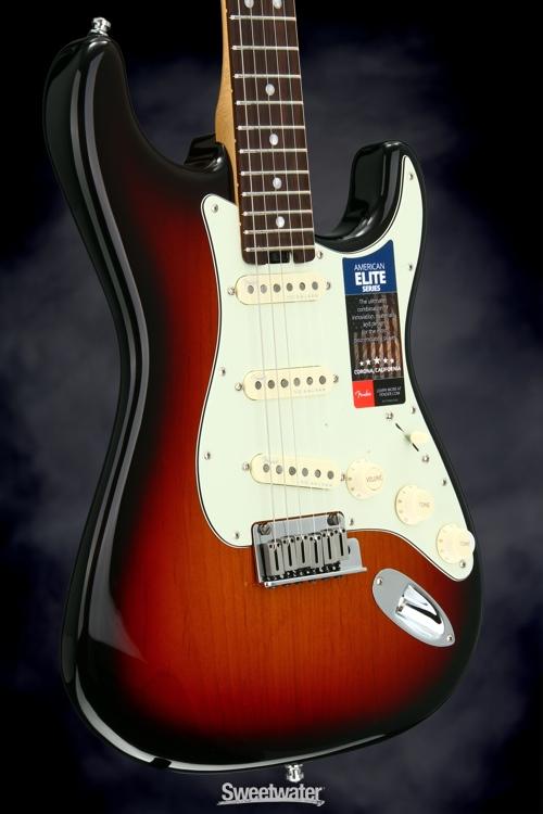 Fender American Elite Stratocaster, Rosewood - 3-Color Sunburst