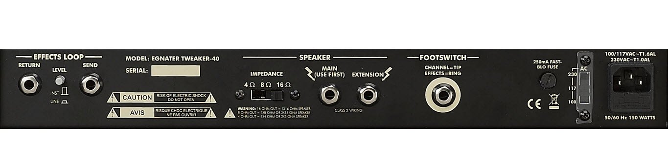Egnater Tweaker-40 112 40W 1x12 Tube Guitar Combo Amp