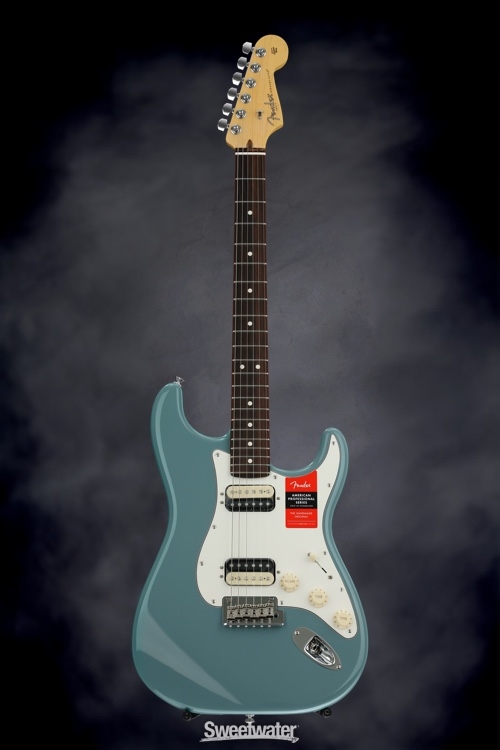 Fender American Professional HH Shawbucker Stratocaster - Sonic Gray with Rosewood Fingerboard