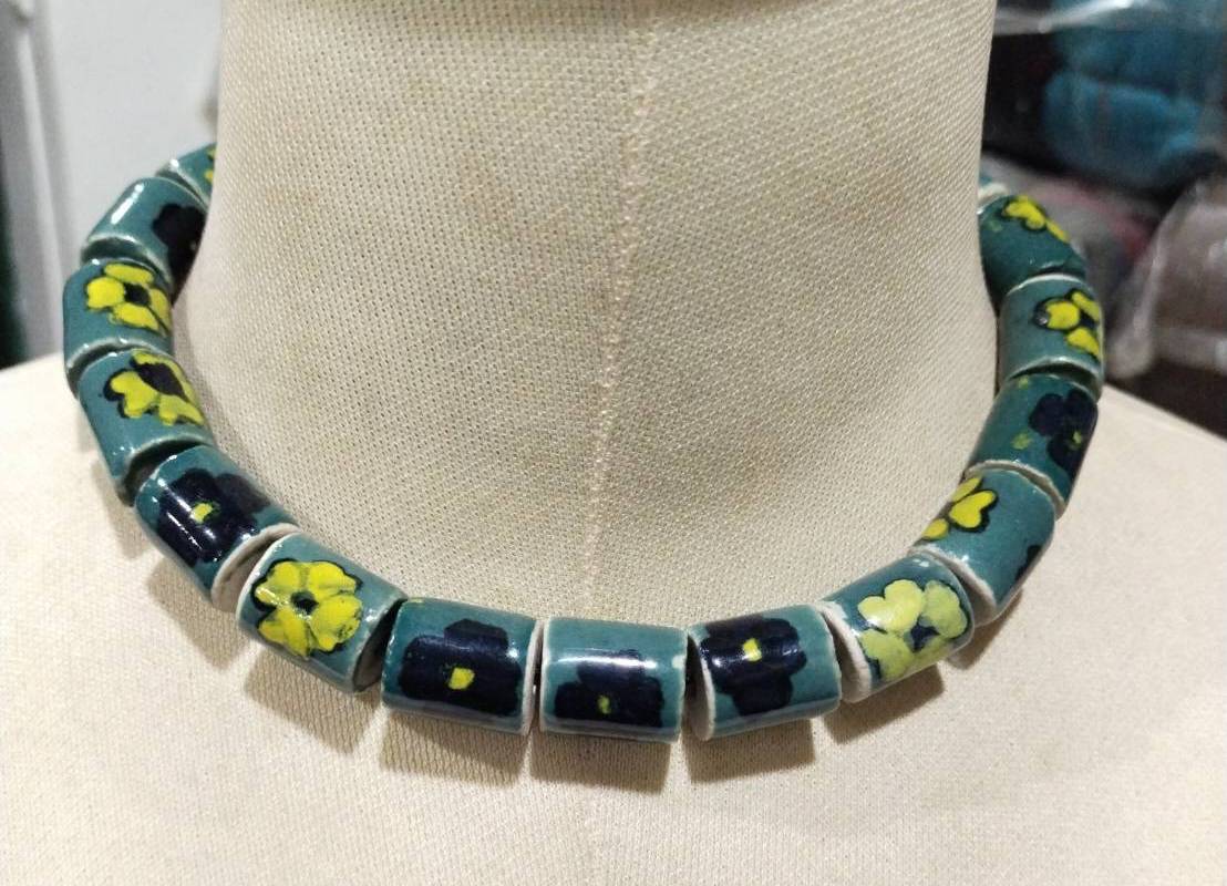 สร้อยคอแฟชั่น เนื้องาน เซรามิก