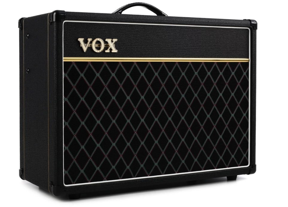 Vox AC15C1VB 1x12 15-watt Tube Combo Amp Vintage Black Sweetwater Exclusive