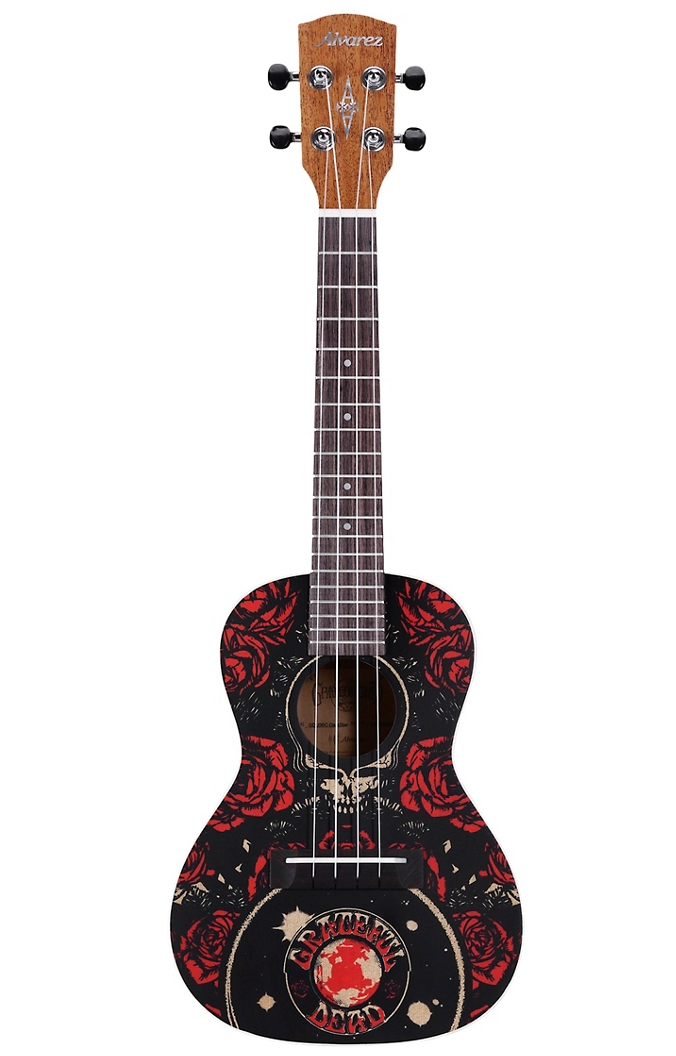 Alvarez GDU26C Grateful Dead Concert Ukulele DarkStar
