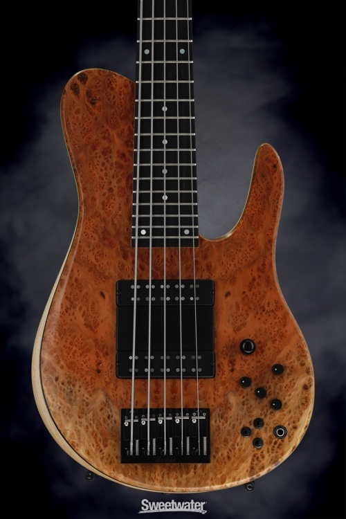 Fodera Imperial 5 Matthew Garrison - Redwood Burl