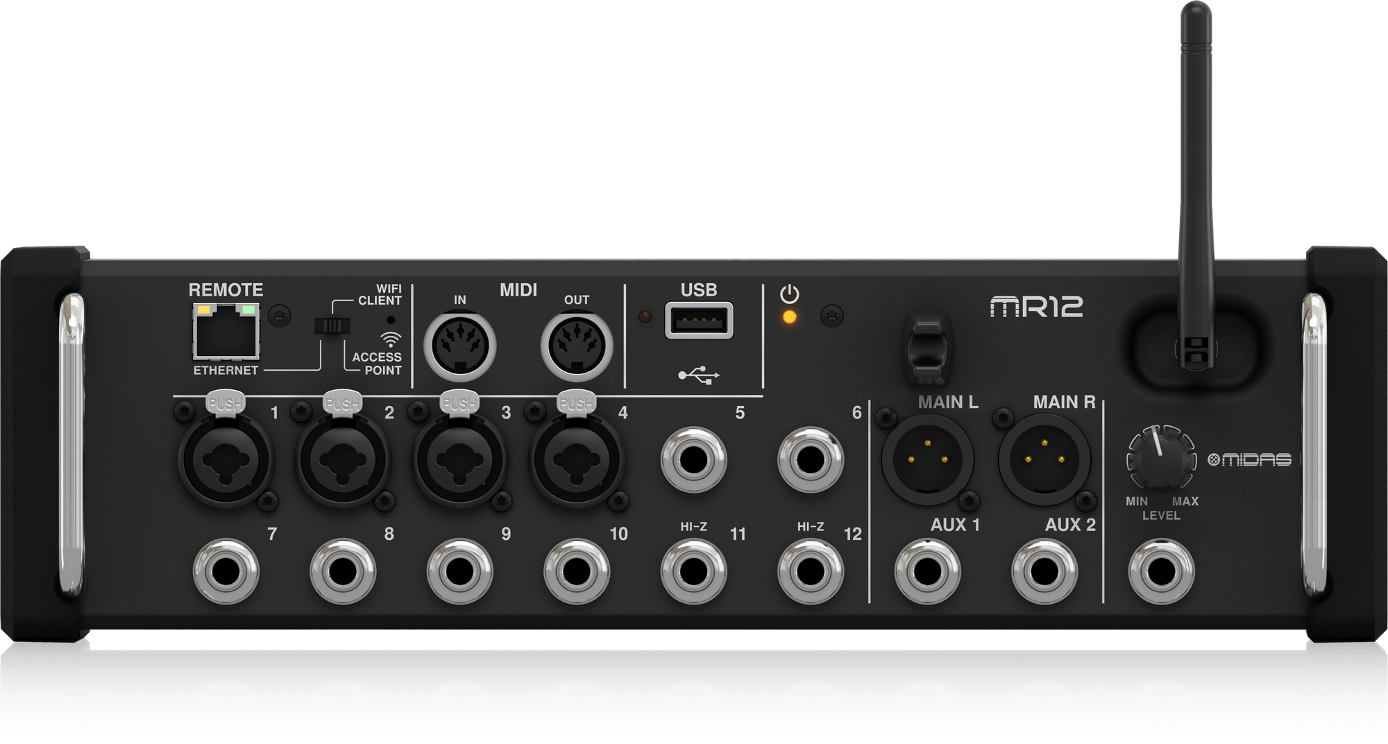Midas MR12 Tablet controlled Digital Mixer
