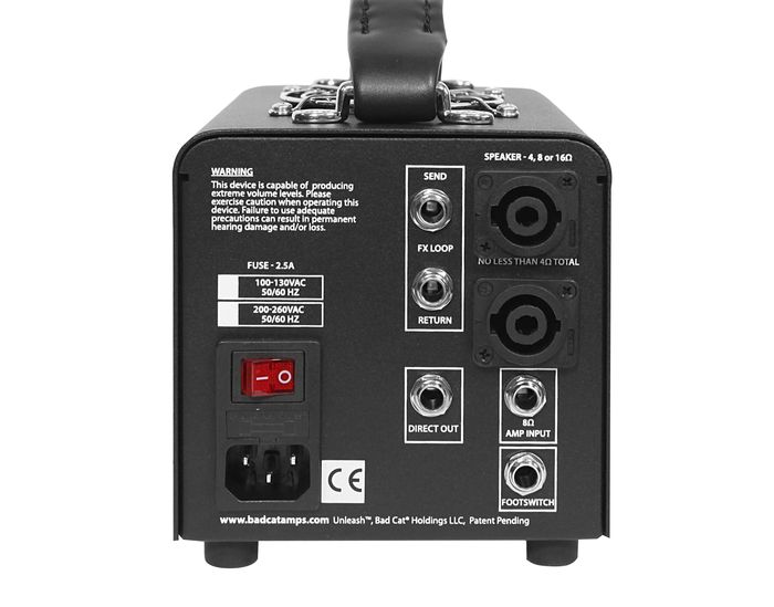 Bad Cat The Un-Leash Attenuator Booster Blue