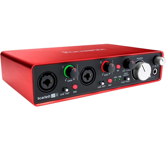 Focusrite Scarlett 2i4 (2nd Gen) USB Audio Interface