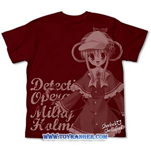 เสื้อยืด Tantei Opera Milky Holmes: Sherlock Shellingford (XL,แท้)