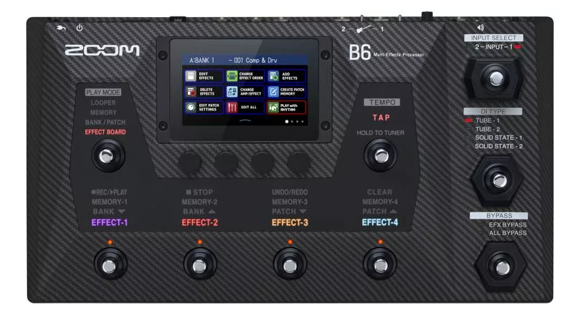 Zoom B6 Bass Multi-effects Processor