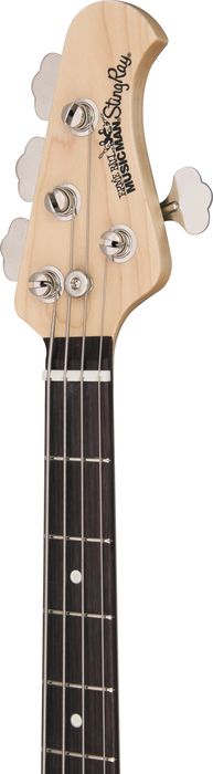 Music Man Stingray Bass Guitar With Humbucker/Piezo Pickups Sapphire BlackRosewood Fingerboard