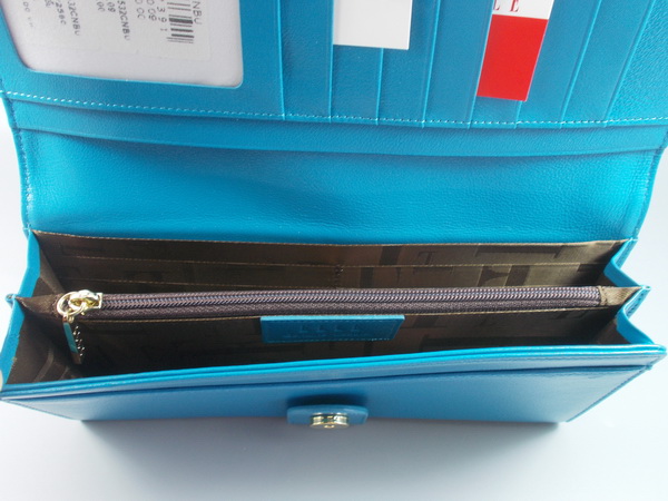 กระเป๋าสตางค์ ELLE ฟ้า ใหม่ แท้