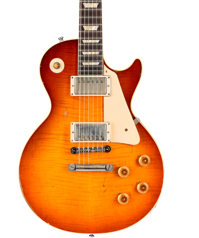 Gibson Custom Murphy Lab 1959 Les Paul Standard Reissue Heavy Aged Electric Guitar Slow Iced Tea Fade