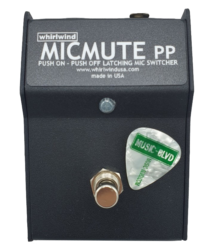 Whirlwind Micmute PP Push-On/Push-Off Audio Switch (Pedal)